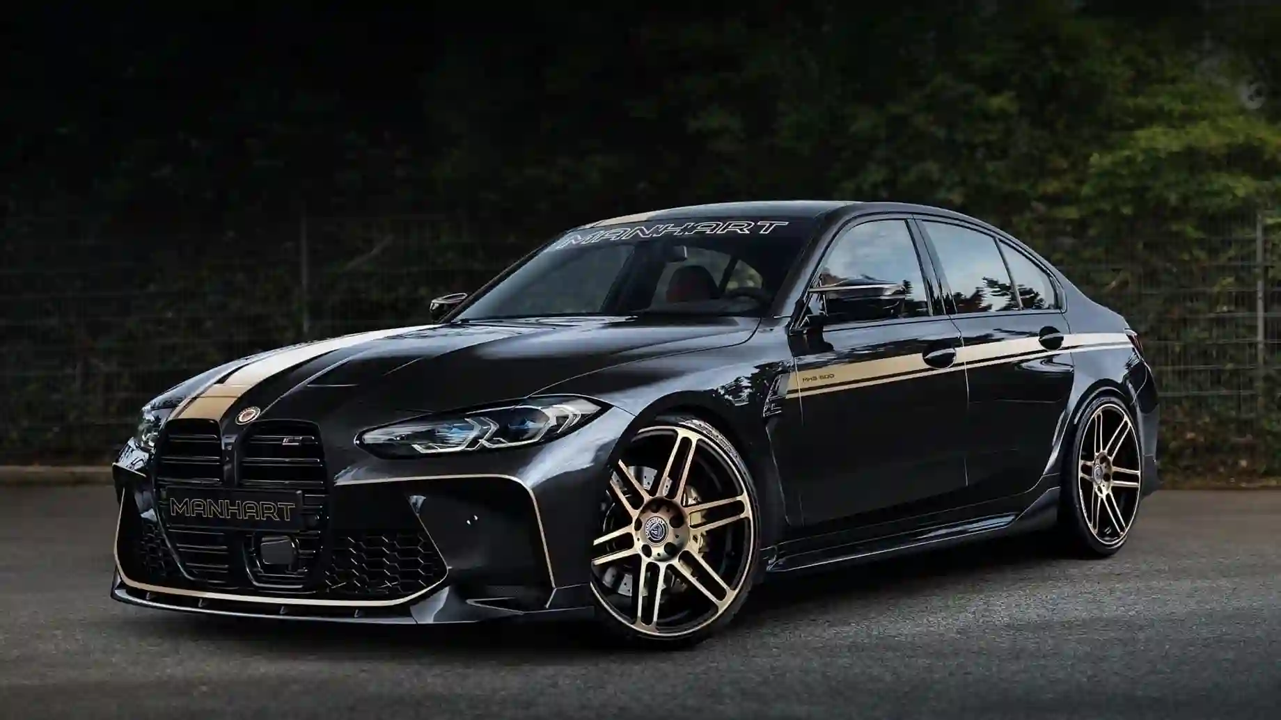 Больше 600 л.с. в новых спорткарах BMW M3 и M4 от ателье Manhart.